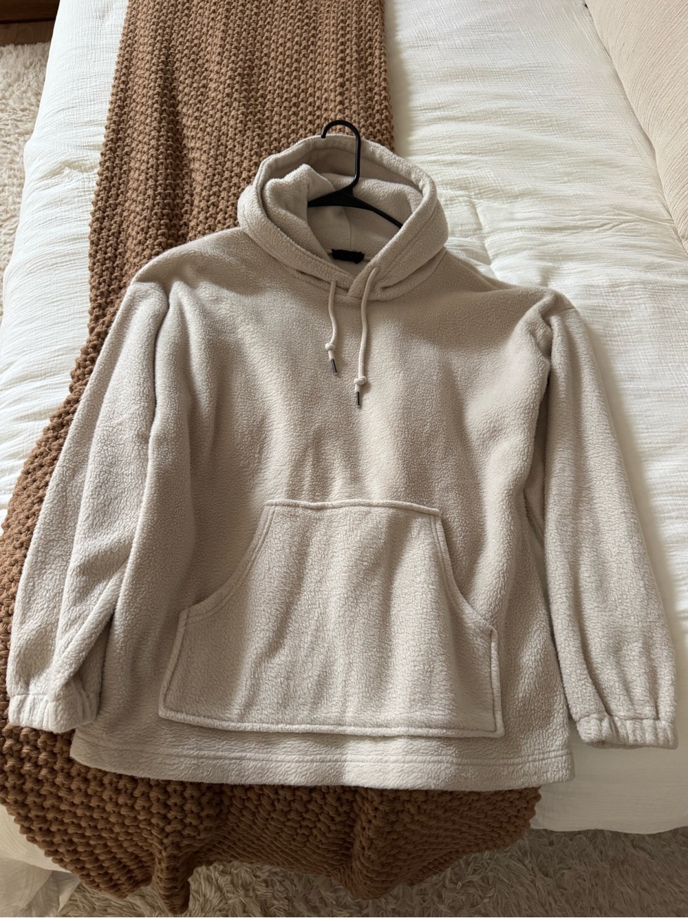 Truth Cream Turtleneck Sherpa Pullover